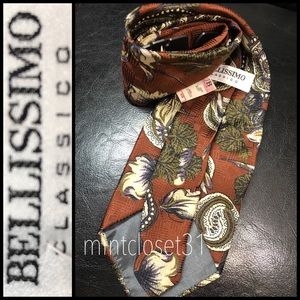 🆕 Bellissimo Classico Italy Silk Men's Tie